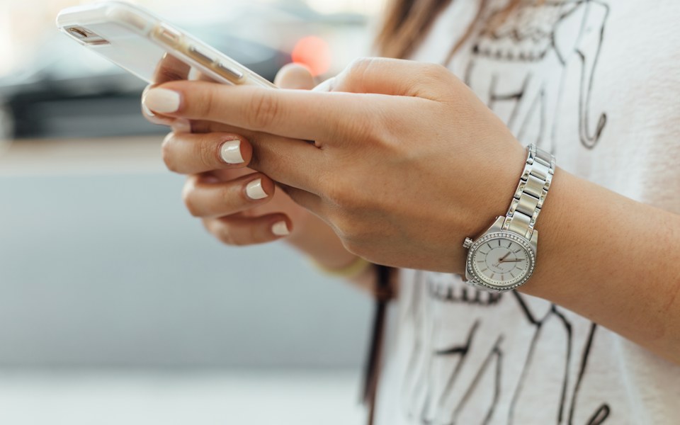 Using a smartphone